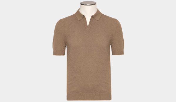 Gran Sasso Polo Terry Taupe