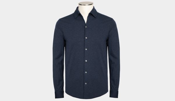 Gran Sasso Shirt Cashco Navy