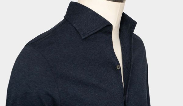 Gran Sasso Shirt Cashco Navy