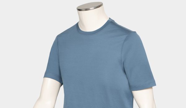 Gran Sasso Cotton Tee 'Filoscozia' Blue
