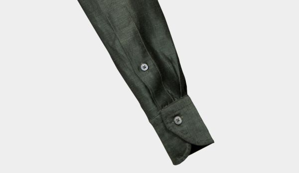 Xacus Shirt Wool-Linen Green