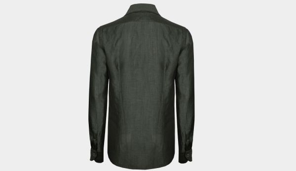 Xacus Shirt Wool-Linen Green