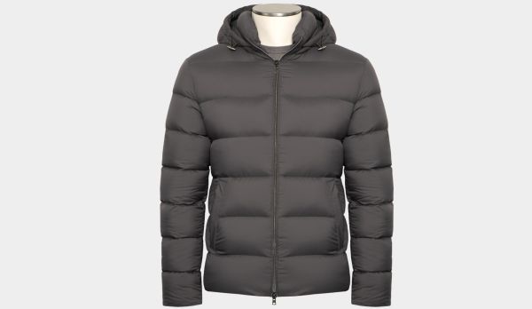 Herno Puffer Coat Grey