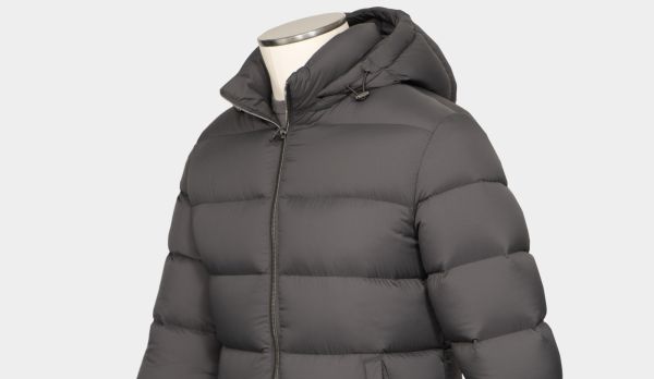 Herno Puffer Coat Grey