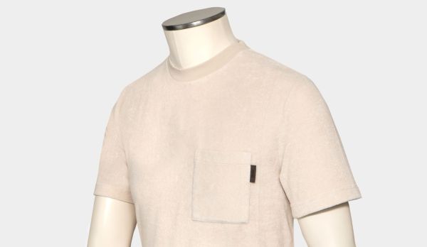 Herno T-shirt Terry Sand