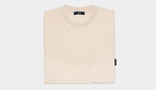 Herno T-shirt Terry Sand