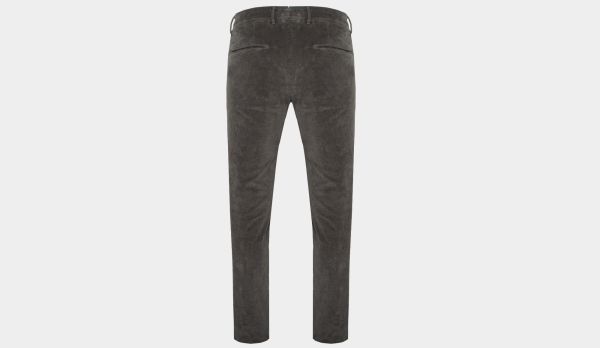 Incotex Slacks Corduroy Grey-Green