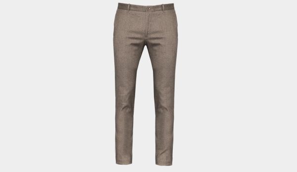 Incotex Slim Fit Cloud Cotton Brown
