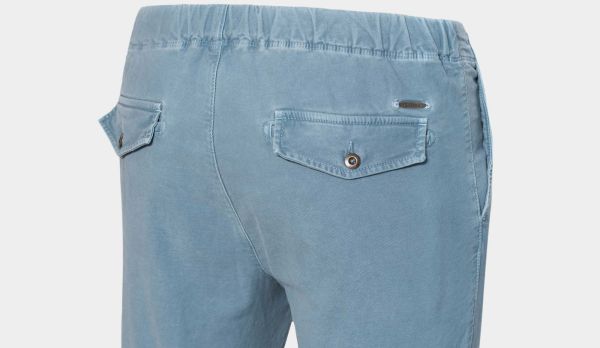 Incotex Trousers Drawstring Cotton Blue