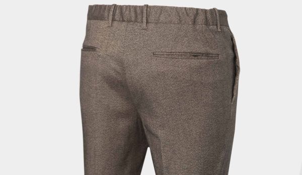Incotex Slim Fit Cloud Cotton Brown