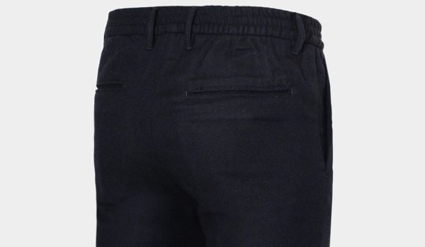Incotex Trousers Drawstring Wool Navy