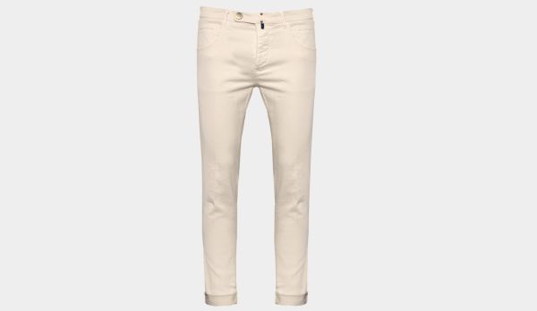 Incotex 5-Pocket Blue Division Cream