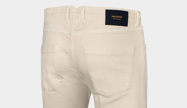 Incotex 5-Pocket Blue Division Cream