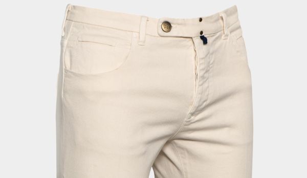Incotex 5-Pocket Blue Division Cream