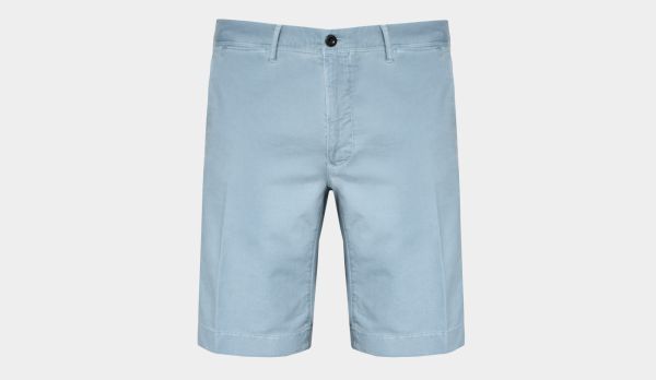 Incotex Bermuda Cotton Blue