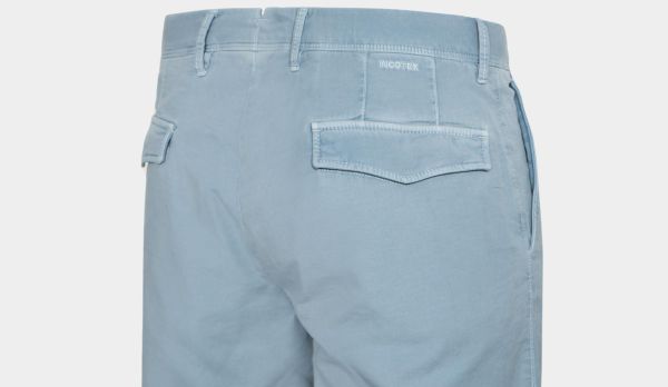 Incotex Bermuda Cotton Blue