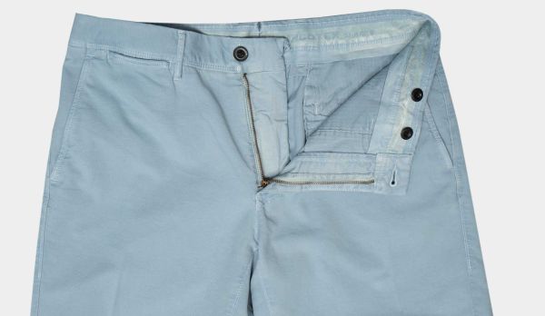 Incotex Bermuda Cotton Blue