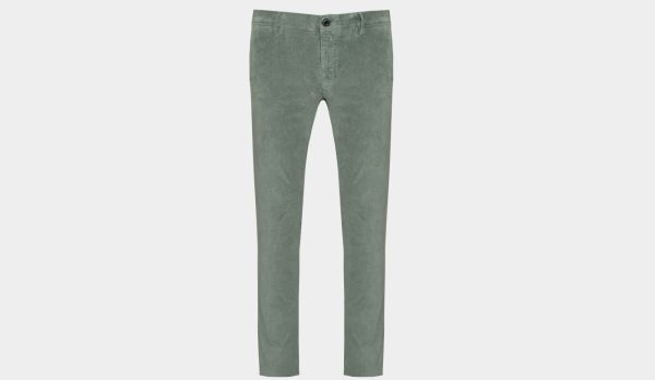 Incotex Ribcord Slacks Green