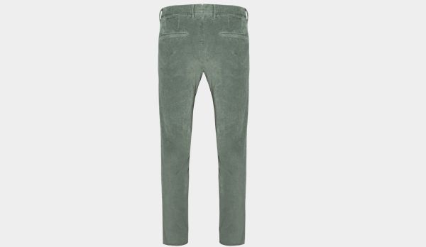 Incotex Ribcord Slacks Green