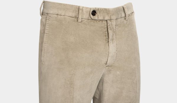 Incotex Ribcord Trousers Beige