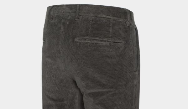 Incotex Slacks Corduroy Grey-Green