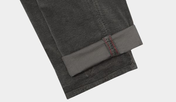 Incotex Slacks Corduroy Grey-Green