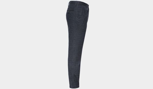 Incotex Flannel Trousers Check Grey
