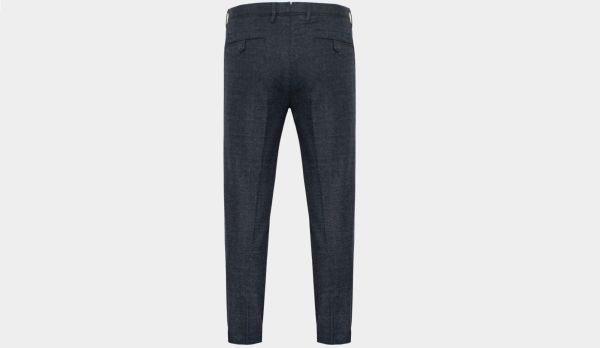 Incotex Flannel Trousers Check Grey