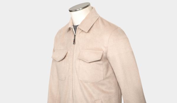 Kired Coat Reversible Beige