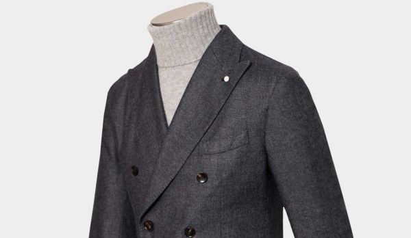 Lubiam LuBiaM Cashmere Jacket Blue-Grey
