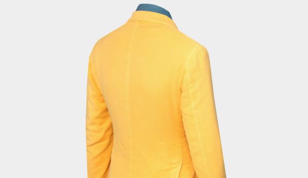 Lubiam Garment Dyed Jacket Corn