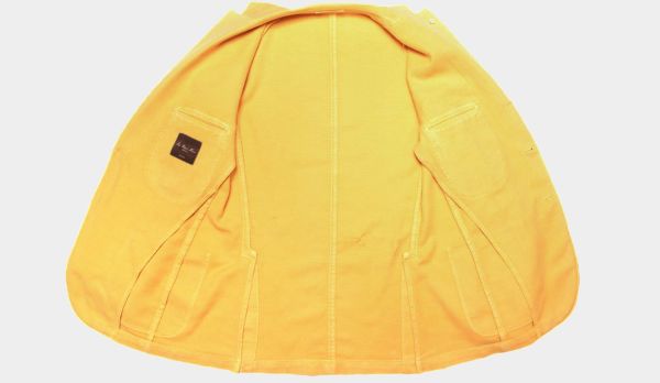 Lubiam Garment Dyed Jacket Corn