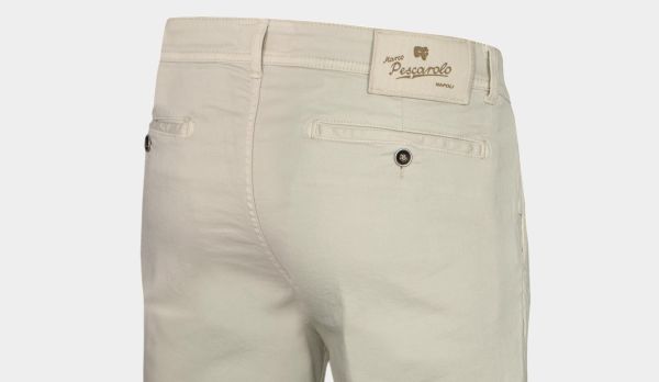 Marco Pescarolo Cotton Slacks Stone