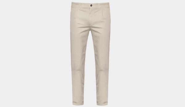 Marco Pescarolo Cotton Slacks Stone