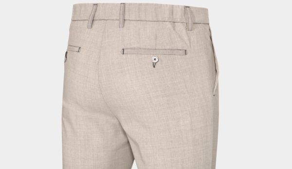 Marco Pescarolo Trousers Wool Light-Grey