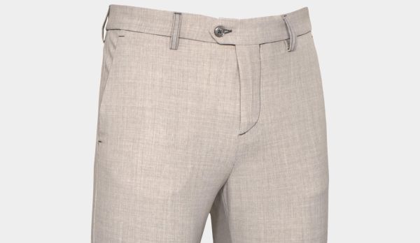 Marco Pescarolo Trousers Wool Light-Grey