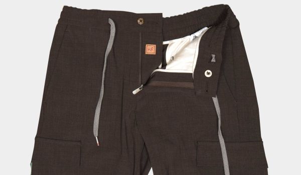 Marco Pescarolo Cargo Trousers Wool Brown