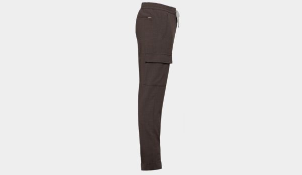 Marco Pescarolo Cargo Trousers Wool Brown