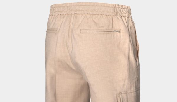 Marco Pescarolo Cargo Trousers Wool Beige