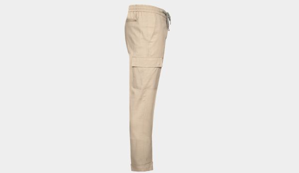 Marco Pescarolo Cargo Trousers Wool Beige