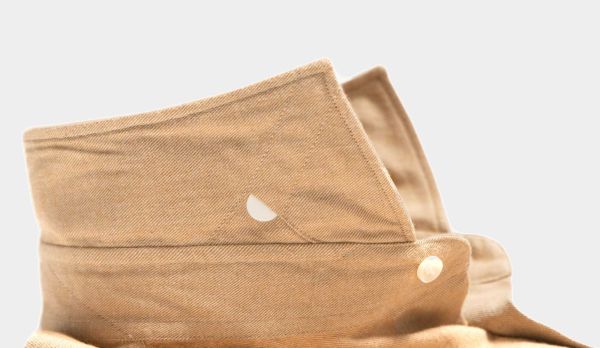 Mazzarelli Shirt Cotton Flannel Beige