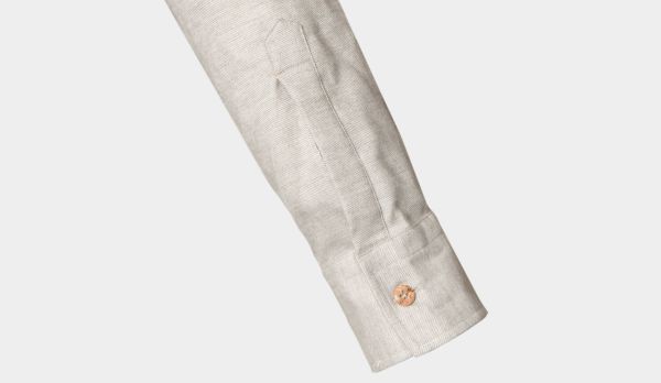 Mazzarelli Overshirt Cotton-Flannel Light-Grey