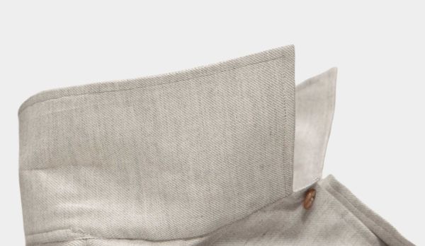 Mazzarelli Overshirt Cotton-Flannel Light-Grey