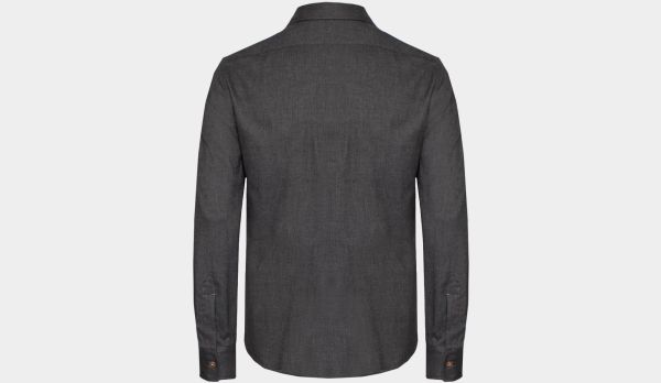 Mazzarelli Overshirt Cotton-Flannel Antracite