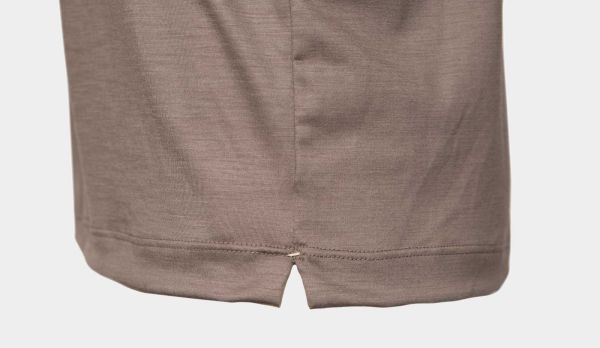 Mazzarelli T-shirt Merinos Beige