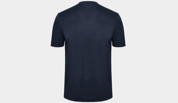 Mazzarelli T-shirt Merinos Navy