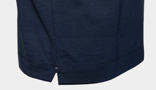 Mazzarelli T-shirt Merinos Navy