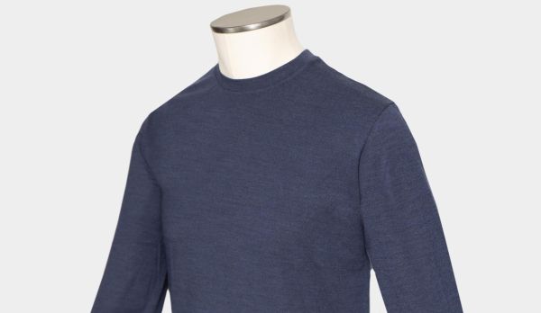 Mazzarelli Crewneck Wool Navy