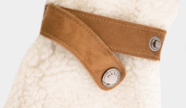 Mazzoleni Gloves 'Shearling' Cognac