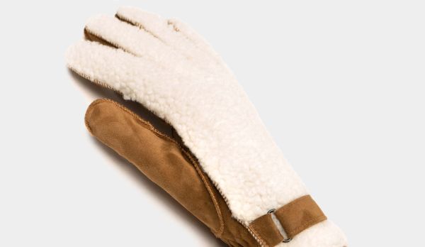 Mazzoleni Gloves 'Shearling' Cognac